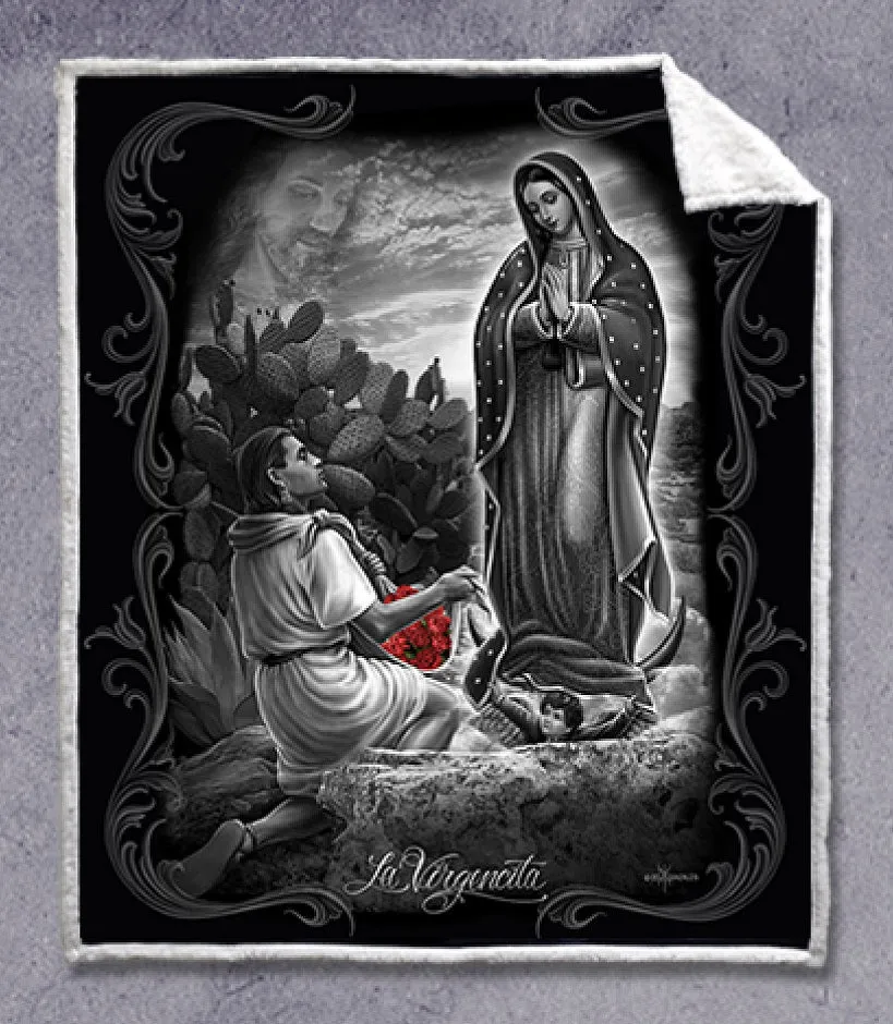 Sherpa LA VIRGENCITA - 50 x 60 Throw Blanket