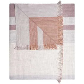 Shupaca Reversible Alpaca Throw Blanket, Faded Rust