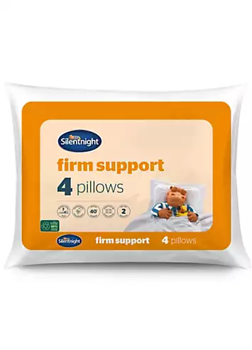 Silentnight Pack of 4 Firm Support Pillows | Kaleidoscope