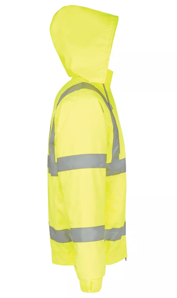 Site Battell Hi-Vis Pilot Jacket Yellow Medium 50" Chest - Screwfix