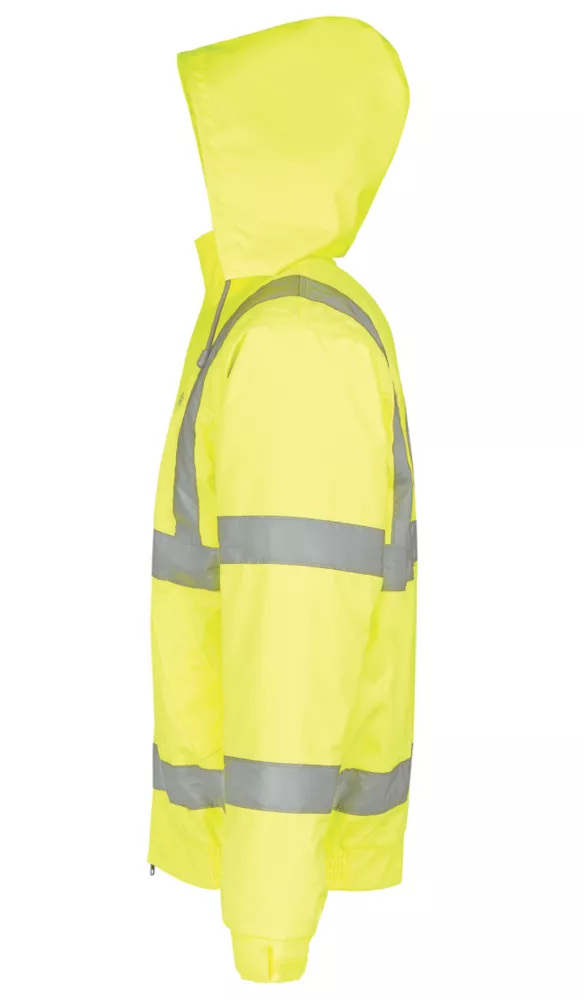 Site Battell Hi-Vis Pilot Jacket Yellow Medium 50" Chest - Screwfix