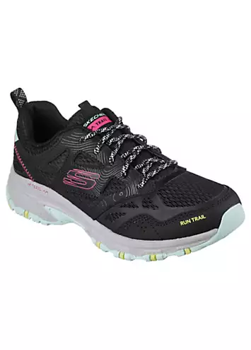 Skechers Black Qtr Overlace With Memory Foam Trainers | Kaleidoscope