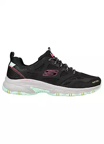 Skechers Black Qtr Overlace With Memory Foam Trainers | Kaleidoscope