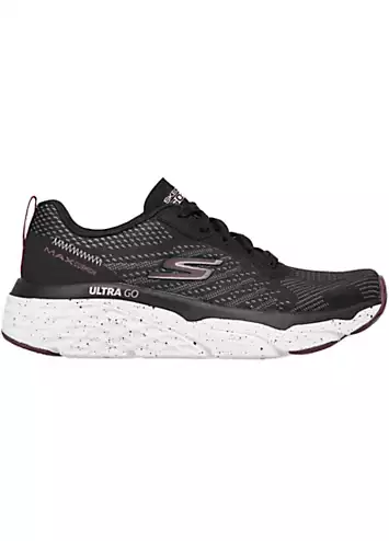 Skechers Black Traditional Two-Toned Engineered Mesh Lace-Up Trainers | Kaleidoscope