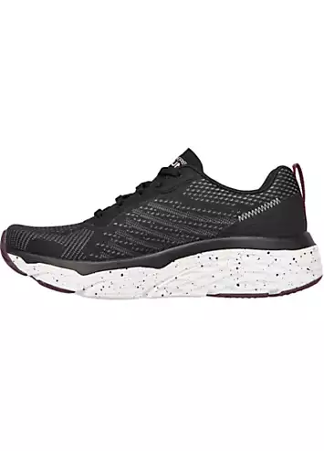 Skechers Black Traditional Two-Toned Engineered Mesh Lace-Up Trainers | Kaleidoscope