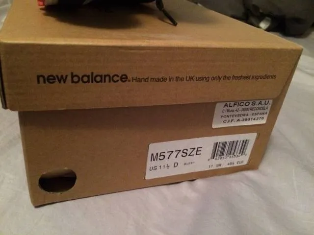 Staple x new balance black pigeon 577 made in england