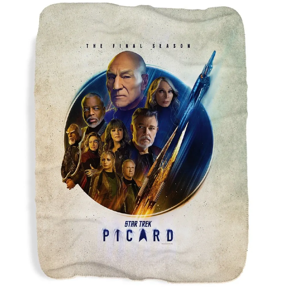 Star Trek: Picard Season 3 Cast Sherpa Blanket