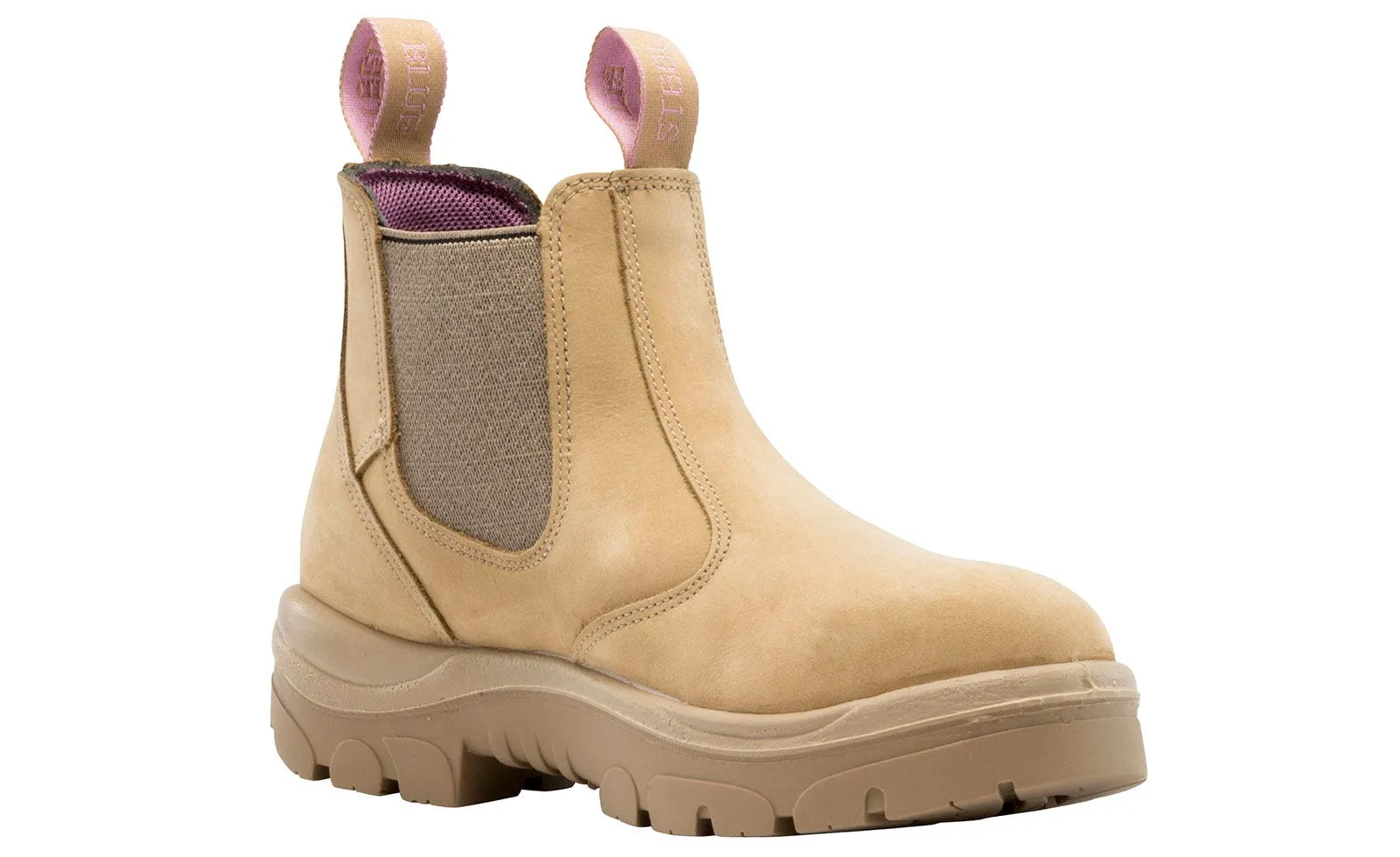 Steel Blue Hobart Tan Women's Steel Toe Work Boot