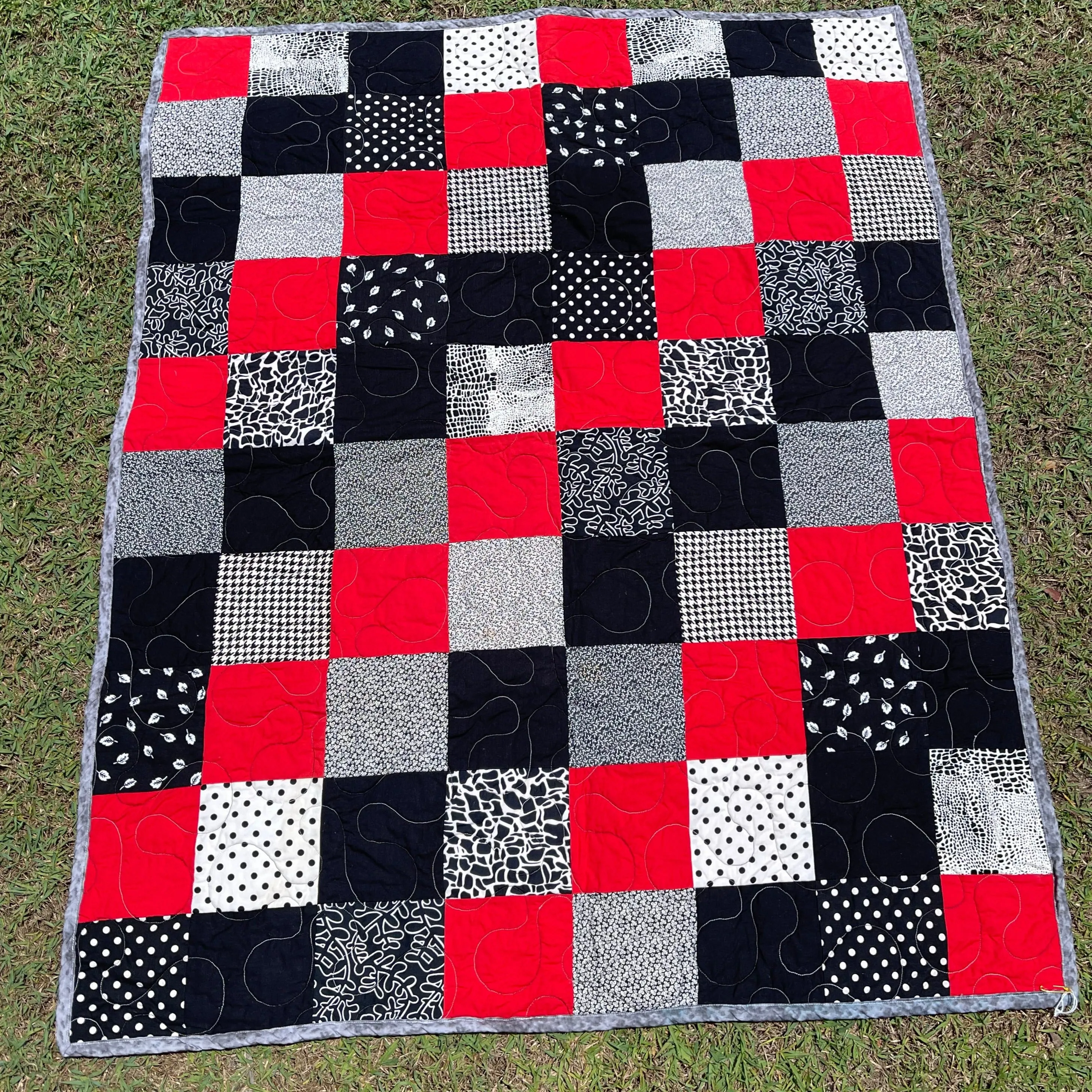 Stepping Stones Quilt Finished Size 34.5 x 42.5 Approx