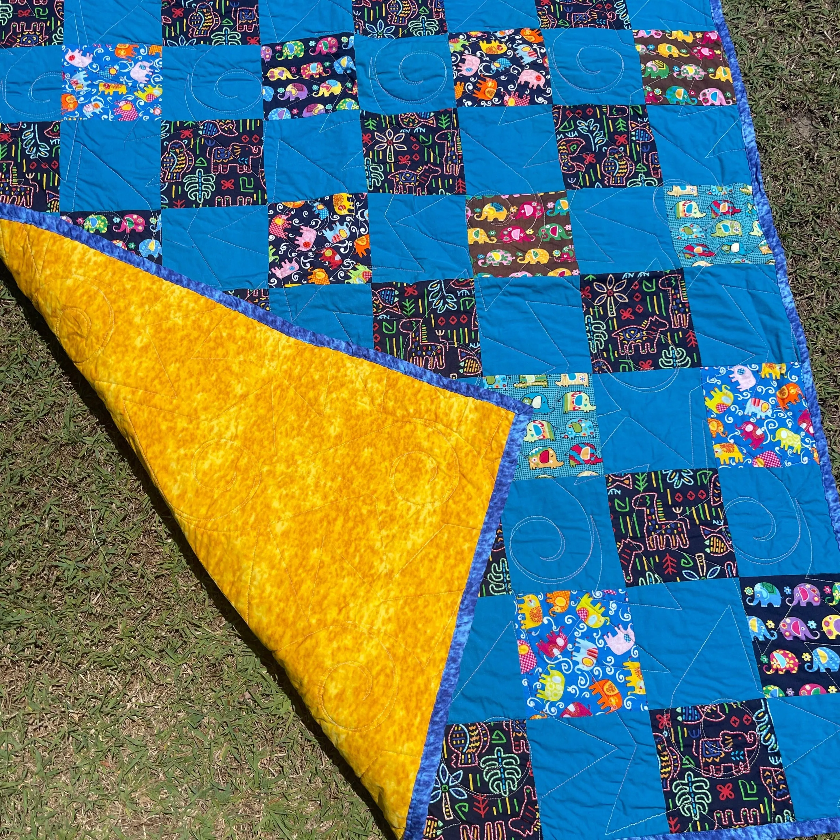 Stepping Stones Quilt Finished Size 34.5 x 42.5 Approx