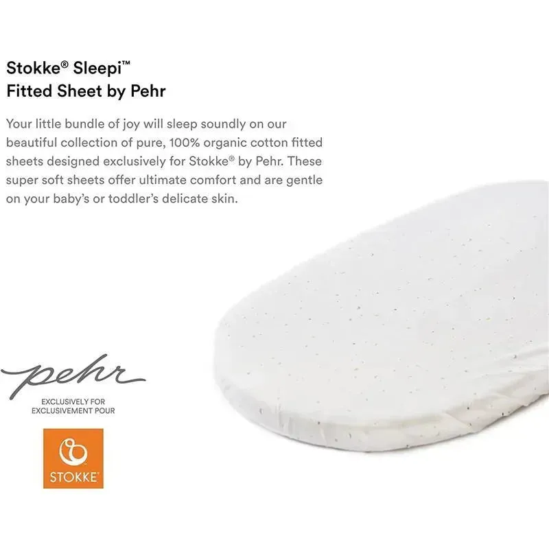 Stokke - Sleepi Fitted Sheet by Pehr, Celestial