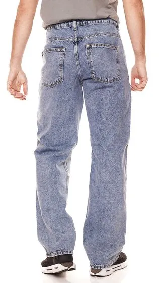 STONES Mr. Ford Jeans sostenibili da uomo con lavaggio a nodo 10003 10030 blu