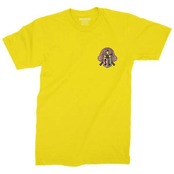 Strangelove Skateboards Natas Kaupas T-Shirt Yellow