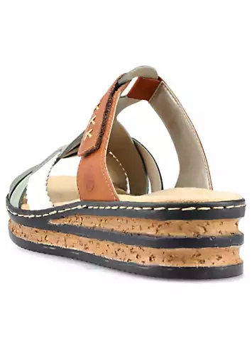 Strappy Wedge Mules by Rieker | Look Again