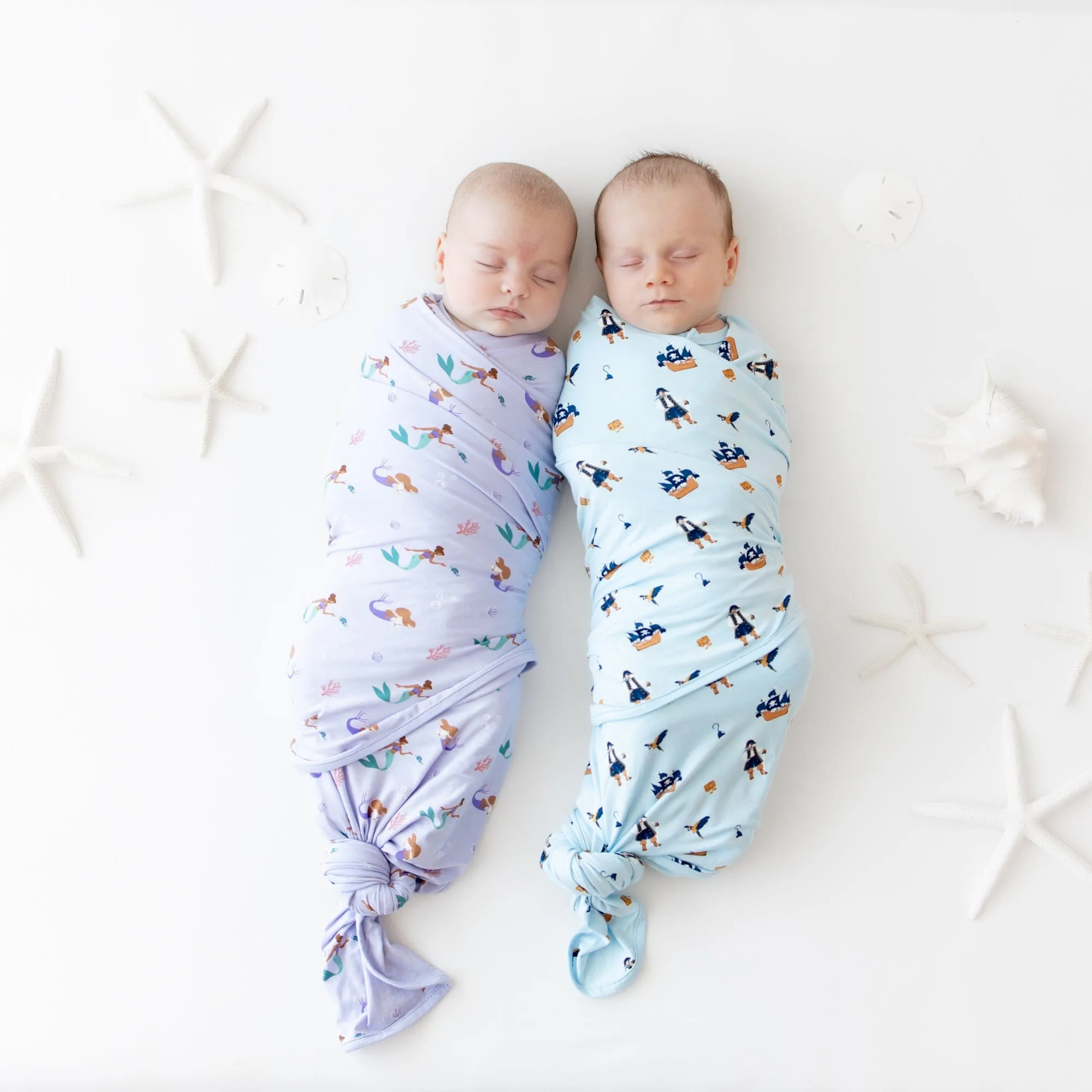 Swaddle Blanket in Mermaid