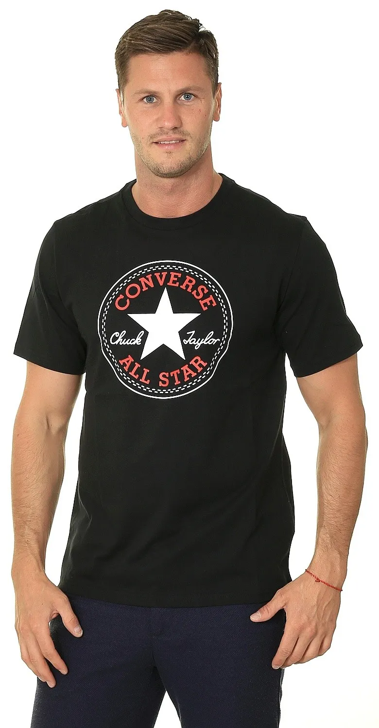 T-Shirt Converse Go-To Chuck Taylor Classic Patch/10024064 - A02/Black