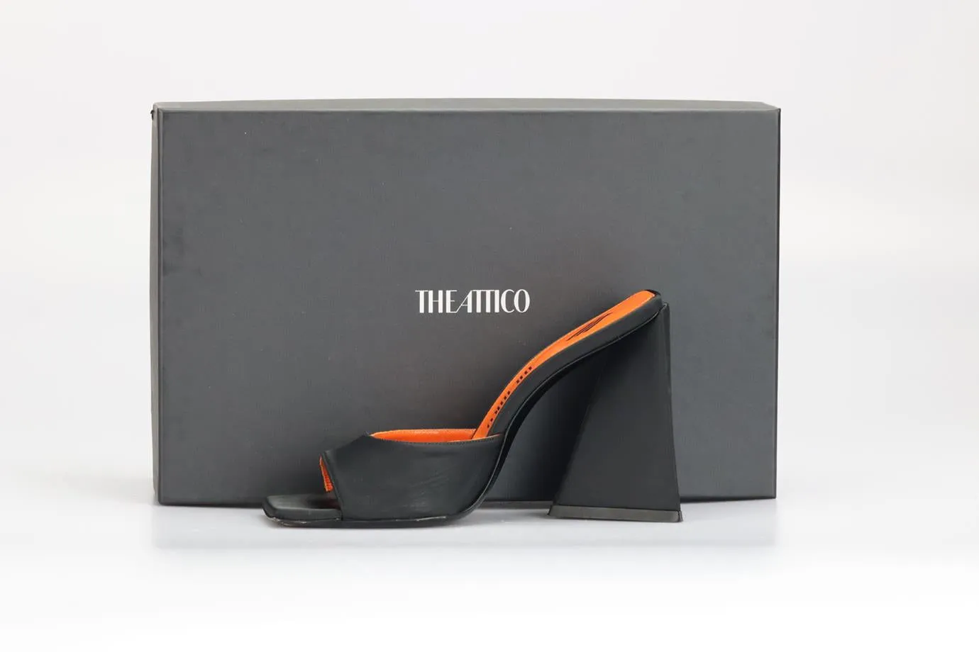 THE ATTICO SATIN MULES EU 38 UK 5 US 8