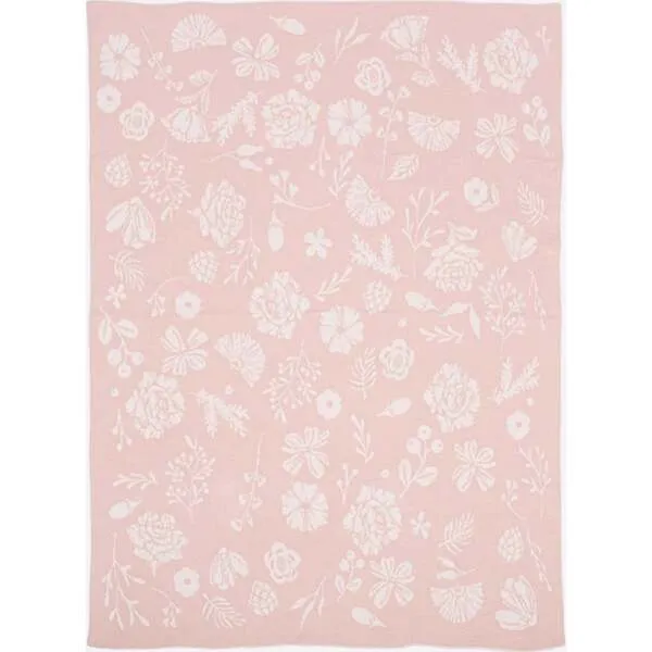 The Blueberry Hill Organic Cotton Blanket, Floral