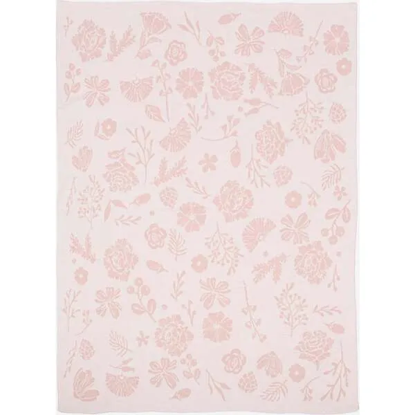 The Blueberry Hill Organic Cotton Blanket, Floral