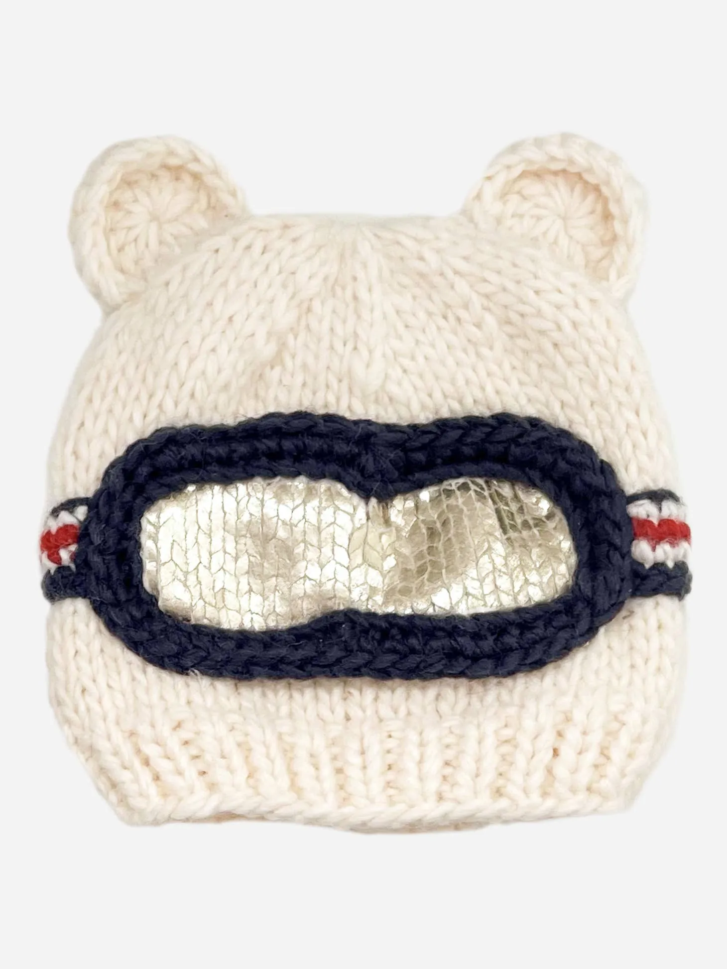 The Blueberry Hill Ski Goggles Beanie, Bear