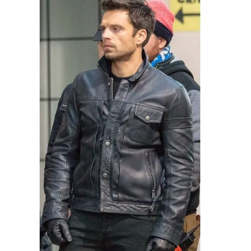 The Falcon And The Winter Soldier Bucky Barnes Sebastian Stan Jacket BNWT