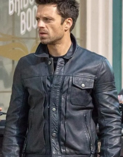 The Falcon And The Winter Soldier Bucky Barnes Sebastian Stan Jacket BNWT