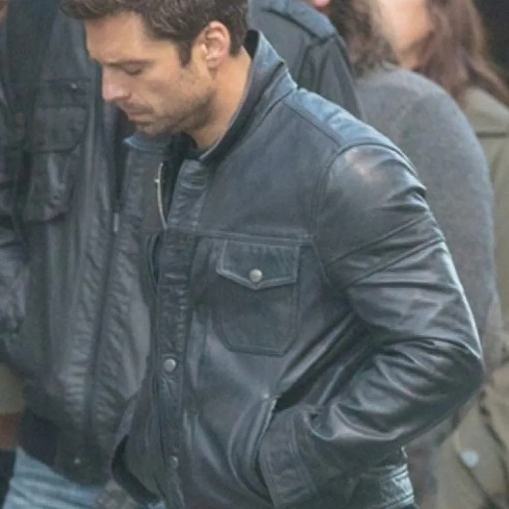 The Falcon And The Winter Soldier Bucky Barnes Sebastian Stan Jacket BNWT