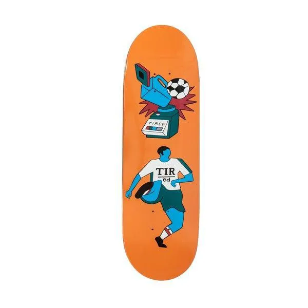 Tired Skateboards Style Blender Custom Shape Deck 8.75