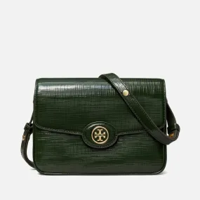 Tory Burch Robinson Patent Leather Shoulder Bag