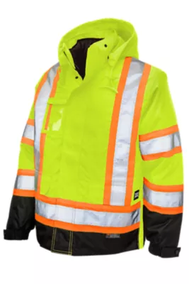 Tough Duck Men's 5-in-1 Hi-Vis Safety Jacket