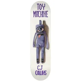 Toy Machine Skateboards CJ Collins Sock Doll Deck 7.75