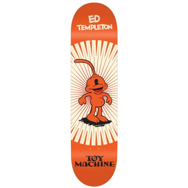 Toy Machine Skateboards Ed Templeton Toons Deck 8.75