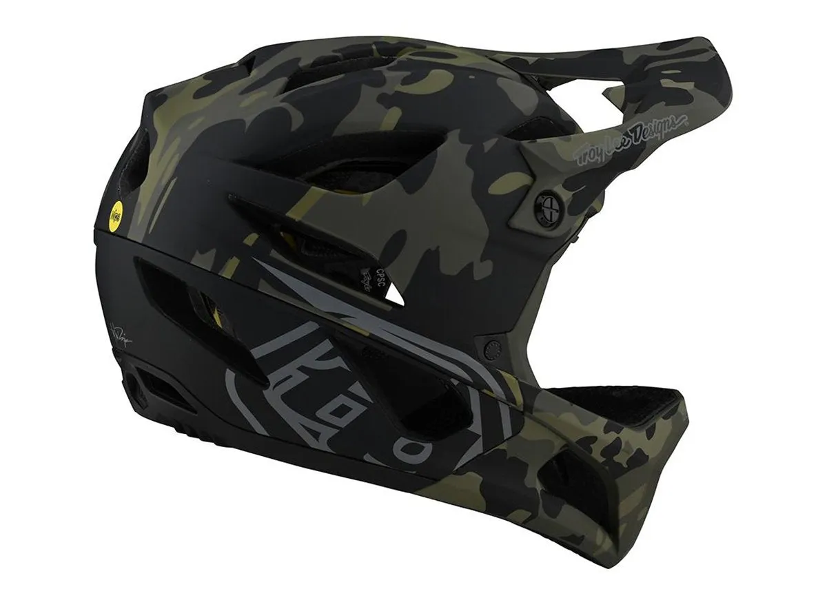 Troy Lee Designs Stage Full Face Helmet - Camo Olive