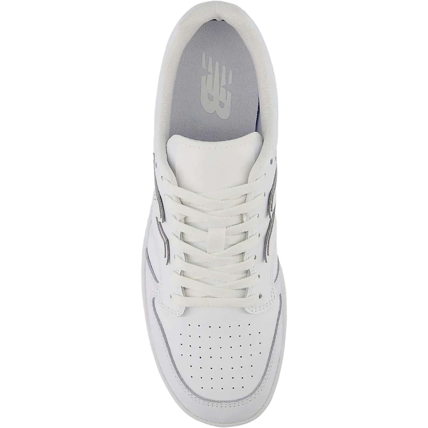 Unisex New Balance BB480L3W White/White/White Leather