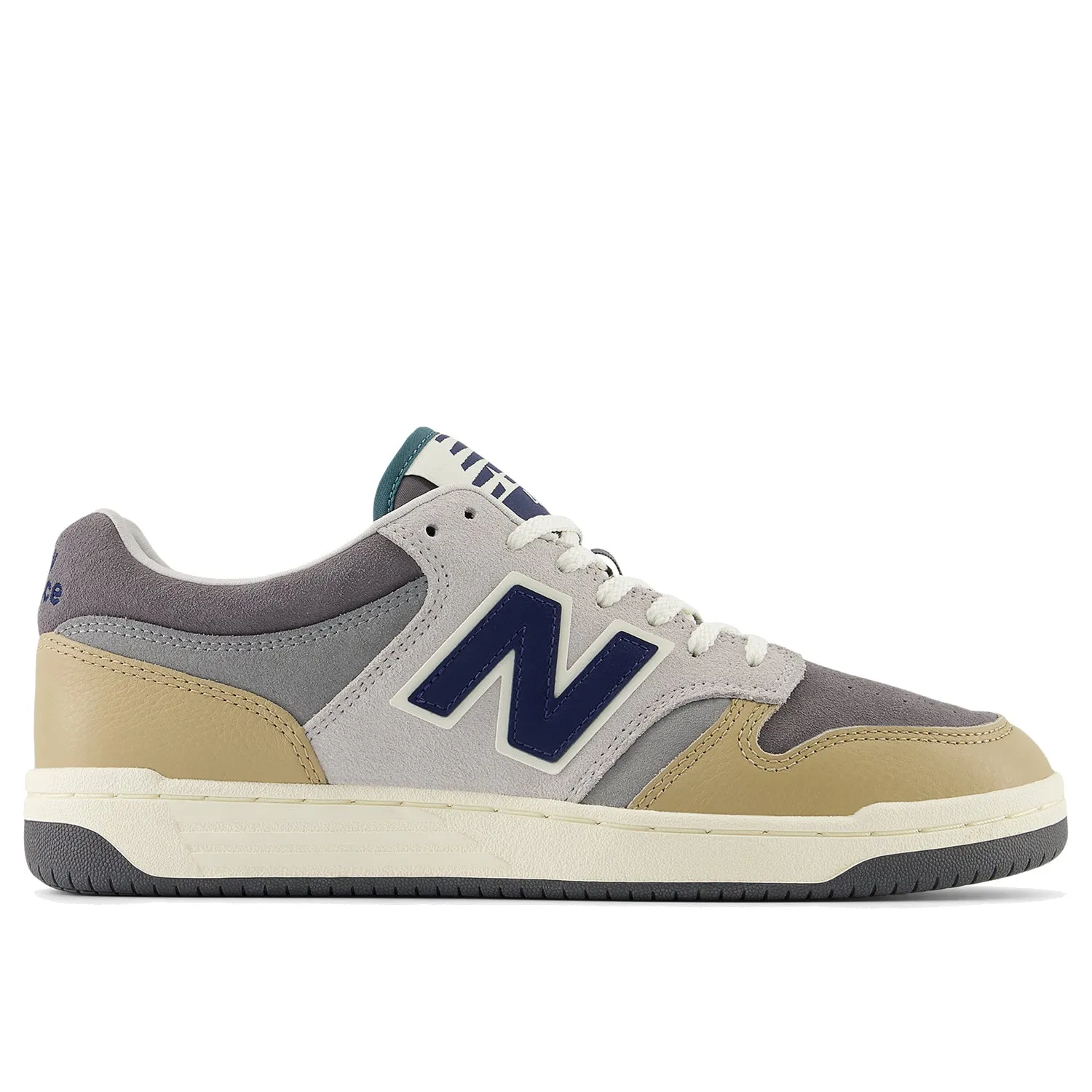 Unisex New Balance BB480LGB-3 Castlerock/Brown