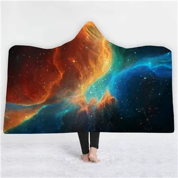 Universe Hooded Blanket