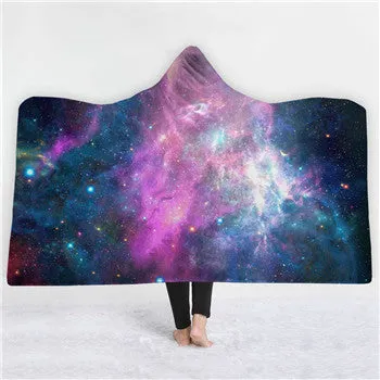 Universe Hooded Blanket