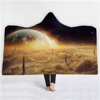 Universe Hooded Blanket