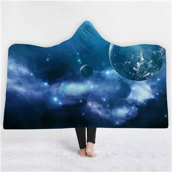 Universe Hooded Blanket