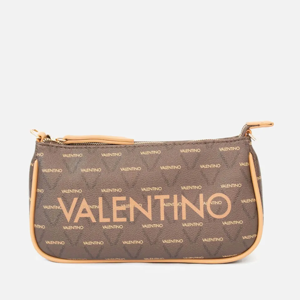 Valentino Liuto Logo-Print Faux Leather Shoulder Bag