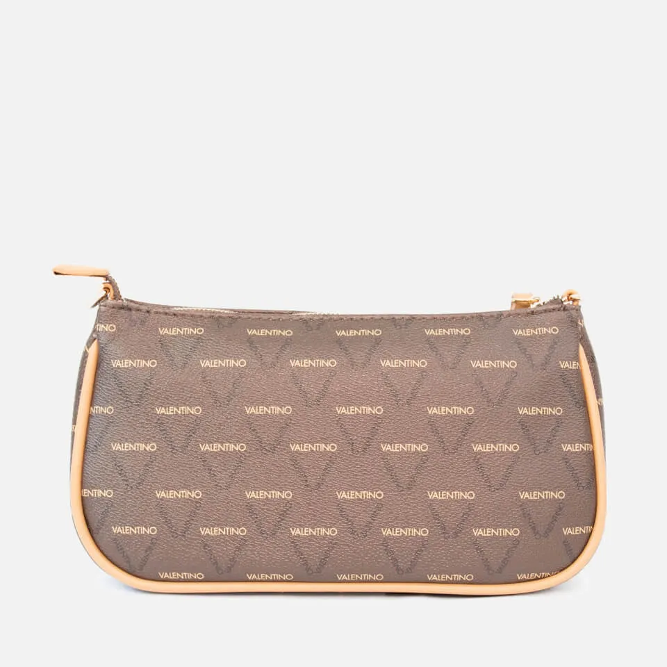 Valentino Liuto Logo-Print Faux Leather Shoulder Bag