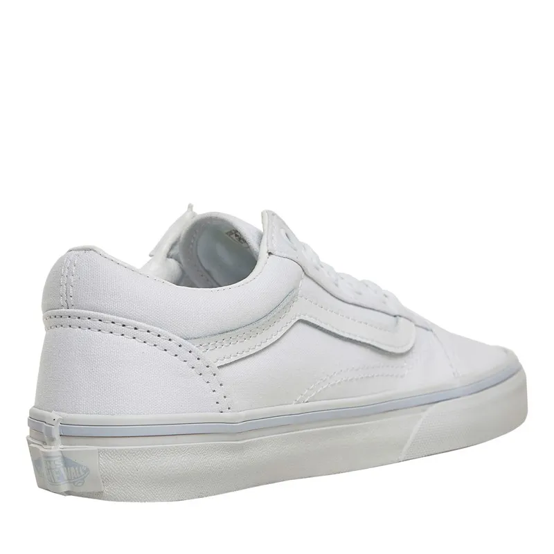 Vans Junior Girls Old Skool Trainers True White/Multi