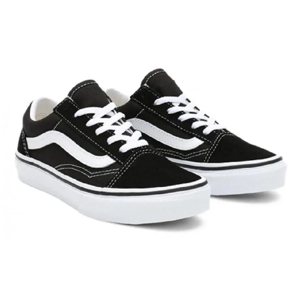 Vans Kids Old Skool Black Lace Up Trainers