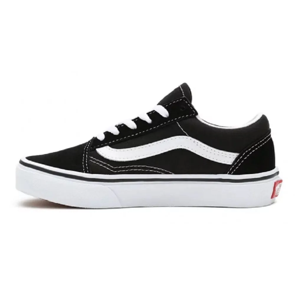 Vans Kids Old Skool Black Lace Up Trainers