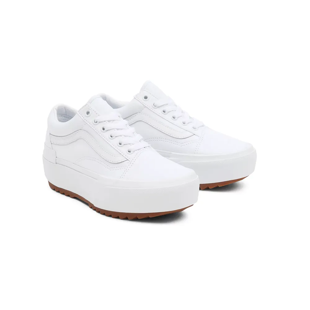 Vans Old Skool Stacked Canvas True White VN0A4U15L5R1