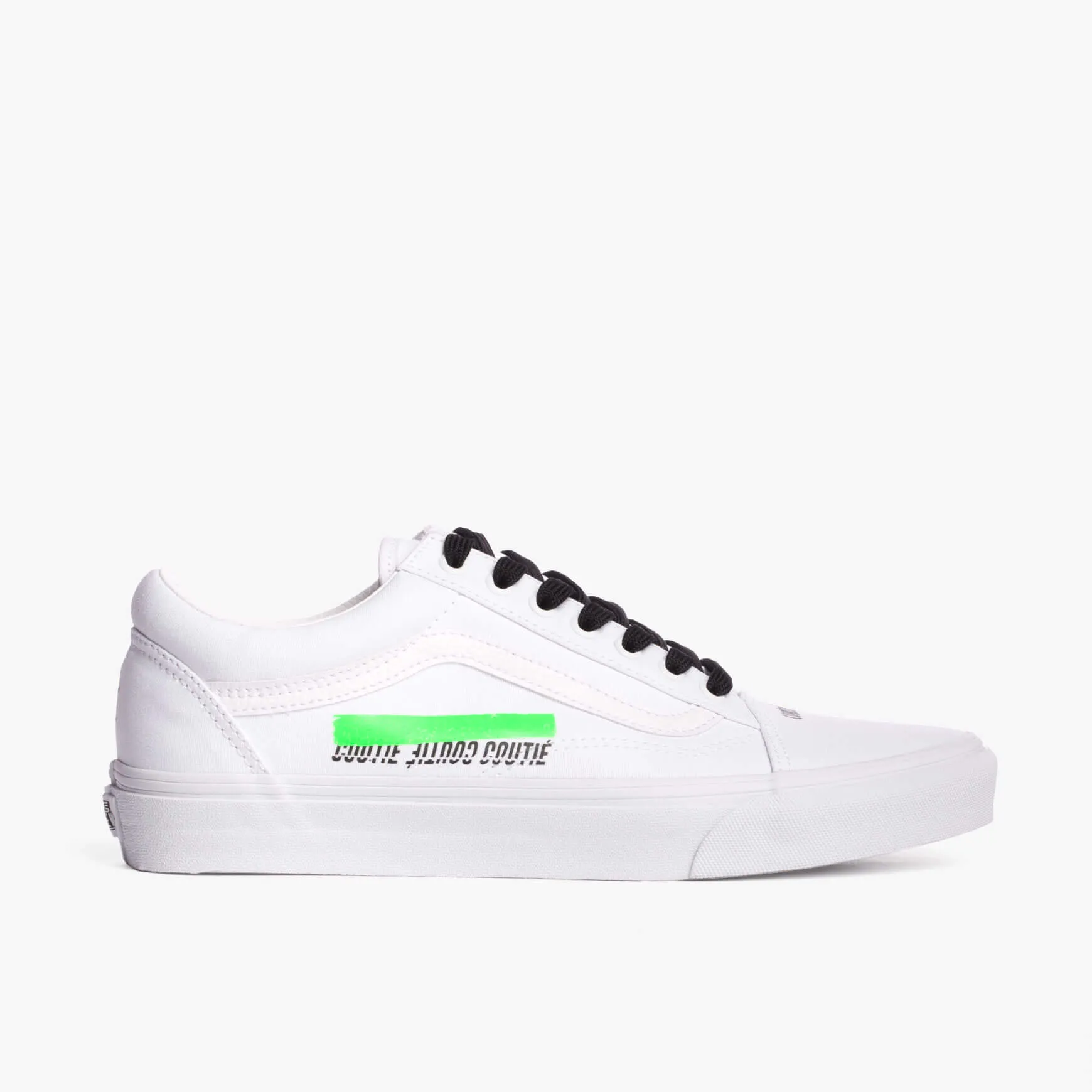 Vans Old Skool Tape Logo Green Custom