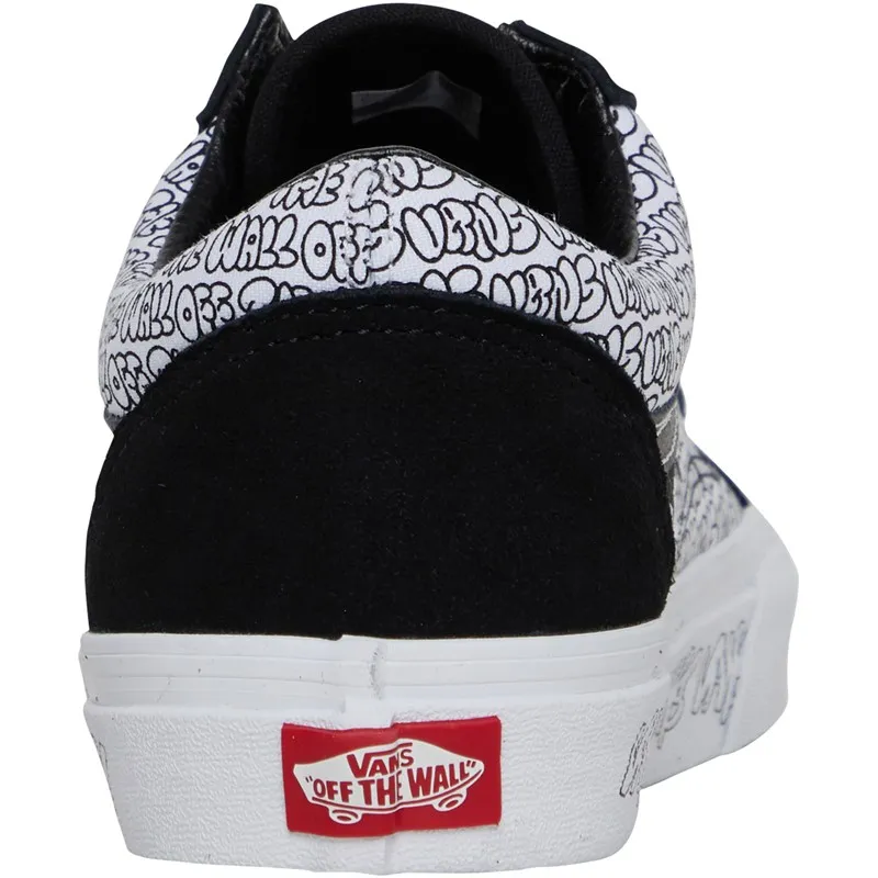 Vans Old Skool Trainers Black/Black White