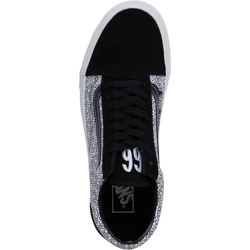 Vans Old Skool Trainers Black/Black White