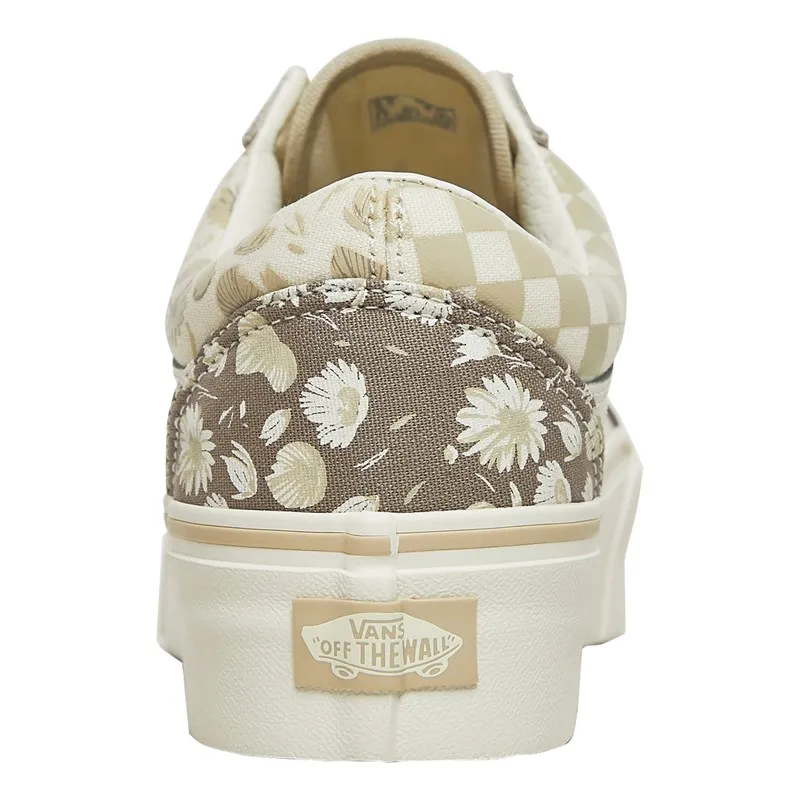 Vans Womens Old Skool Platform Trainers Multi/Marshmallow