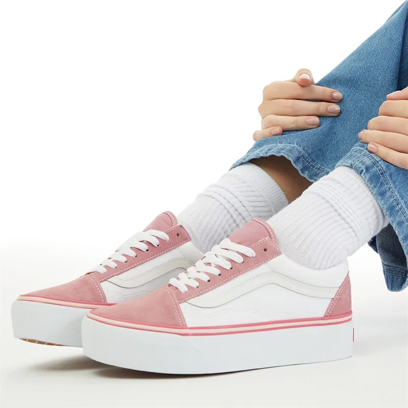 Vans Womens Old Skool Stackform Trainers Multi